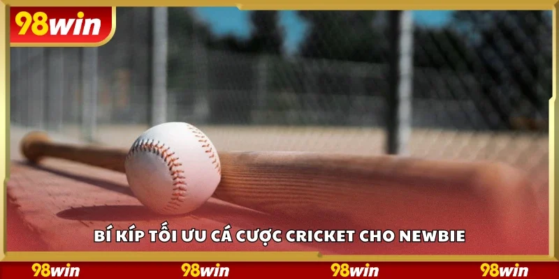 Bí kíp tối ưu cá cược Cricket cho newbie