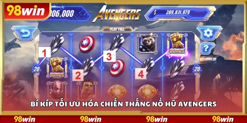 Bí kíp tối ưu hóa chiến thắng nổ hũ Avengers