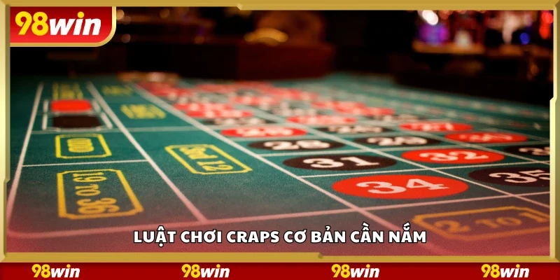 Tìm hiểu luật chơi Craps cơ bản